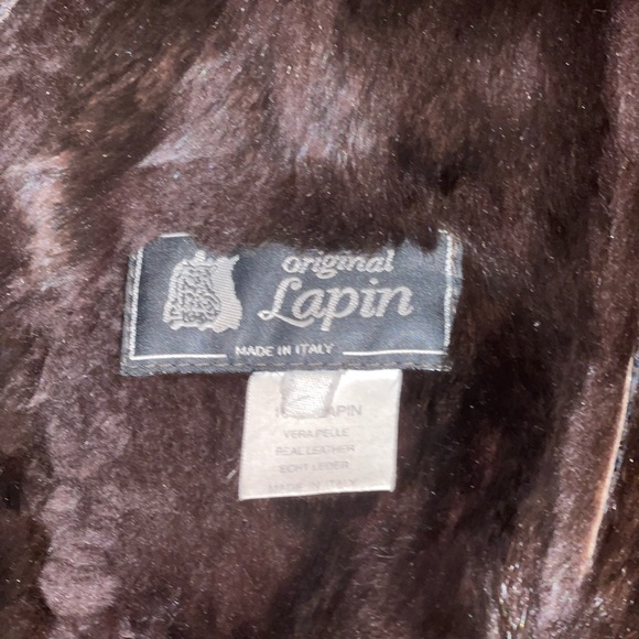Original Lapin, brown fur and Italian leather - Picture 4 of 4